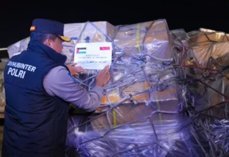 Kemenkes dan Polri Kirim 26.5 Ton Bantuan Kloter Dua Ke Palestina