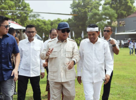 Kunjungi Purwakarta, Prabowo Dikawal Dedi Mulyadi Prabowo Subianto dan Dedi Mulyadi