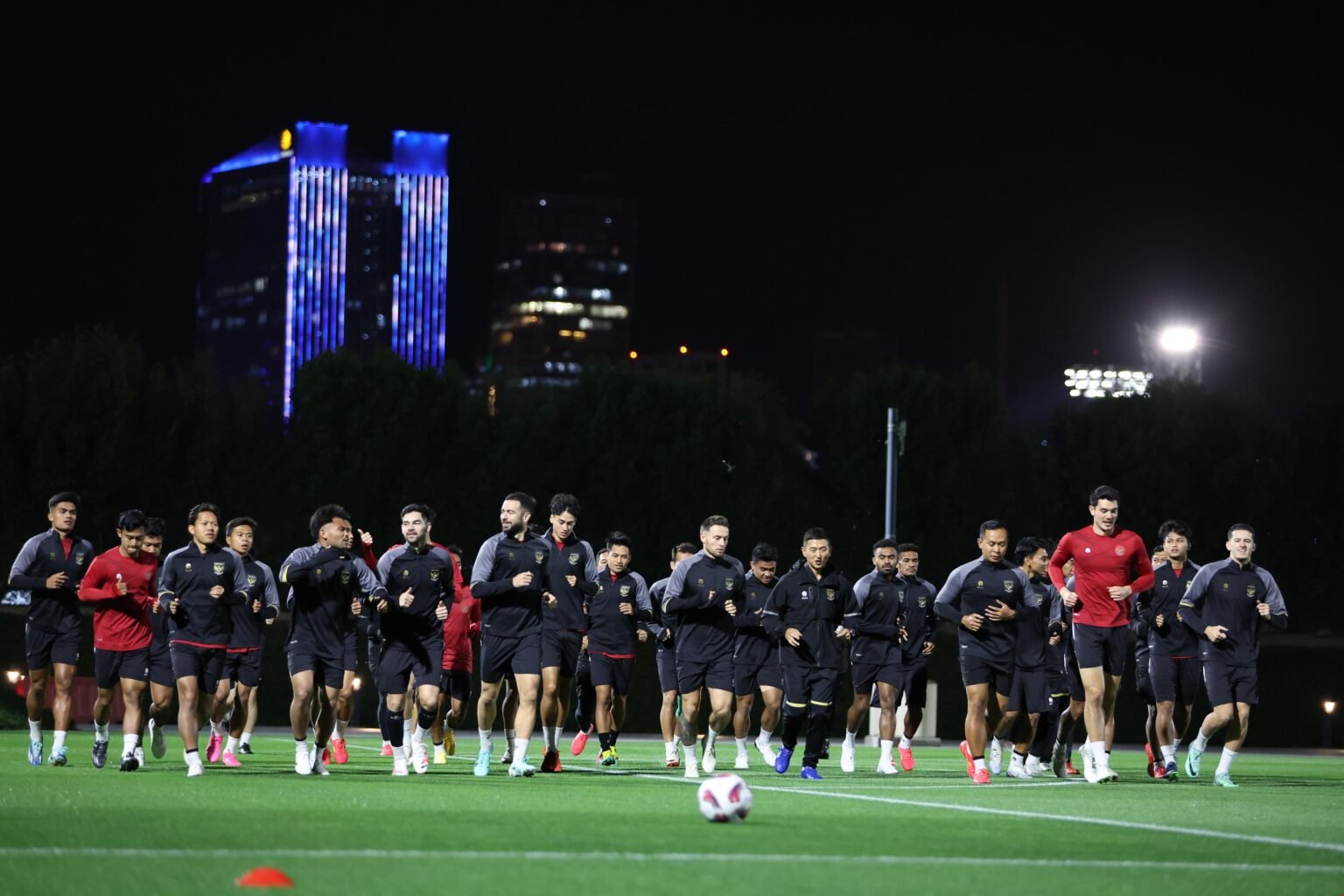 Timnas Indonesia Gelar Latihan Perdana di Qatar Jelang Piala Asia