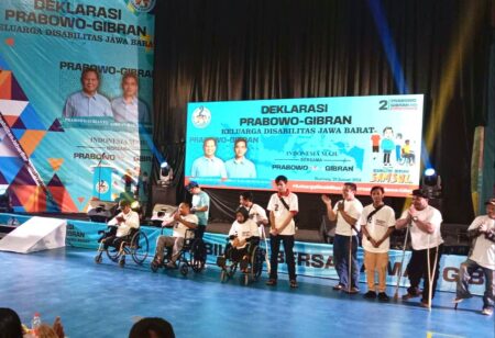 Warga Disabilitas Jabar Deklarasi Dukung Prabowo-Gibran di Pilpres 2024
