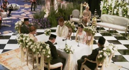 Disaksikan Presiden Jokowi, Thariq Halilintar dan Aaliyah Massaid Resmi Menikah