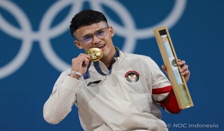 Rizki Juniansyah Persembahkan Medali Emas Olimpiade sebagai Kado HUT RI