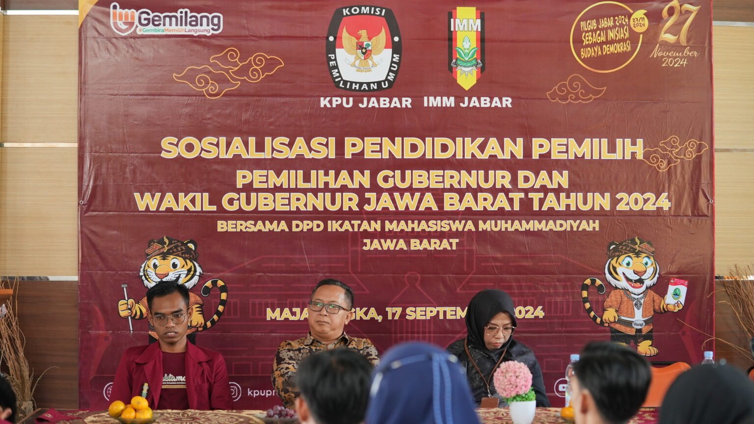 Gelar Sosialisasi Pilgub Jawa Barat 2024, IMM Jabar Dorong Partisipasi Pemilih Muda di Majalengka