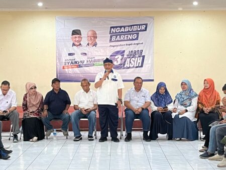 Cagub Jabar Ahmad Syaikhu Tampung Curhatan Sopir Angkot Bandung Raya