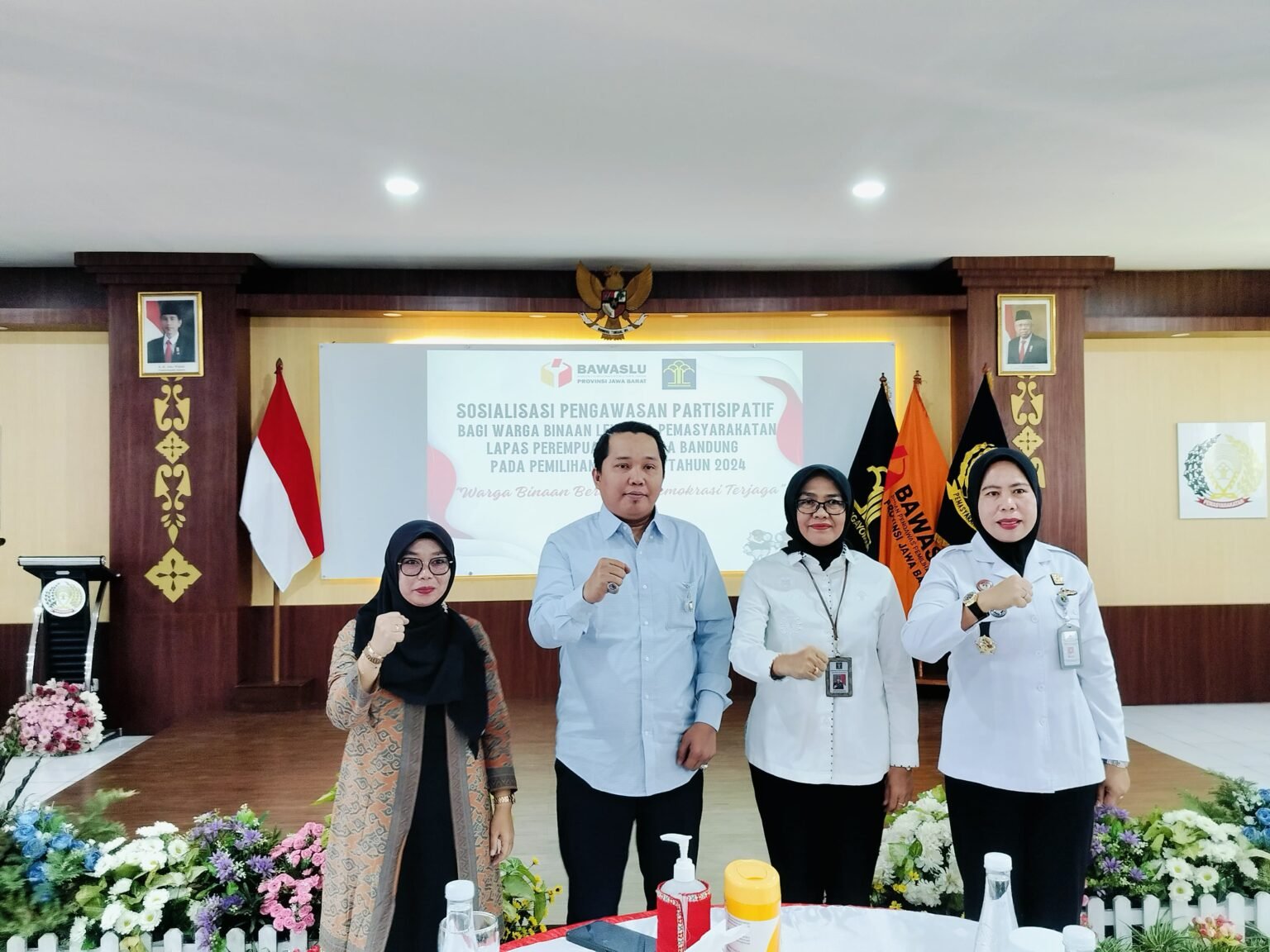 Bawaslu Jabar Gelar Sosialisasi Pengawasan Partisipatif Warga Binaan Lapas Perempuan