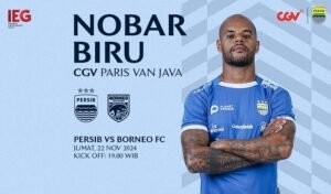 Nobar Biru Penuh Tensi! Dukung Persib Hadapi Borneo FC di CGV Paris Van Java
