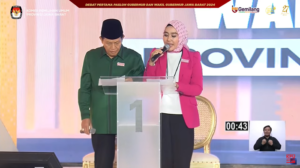 Program Rungkad Jadi Penutup Acep Adang-Gita KDI di Debat Perdana Pilgub Jabar