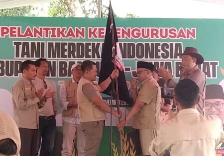 Dilantik Jadi Ketua DPD TMI Kabupaten Bandung, Aceng Hasan: Petani Penopang Kemajuan Bangsa