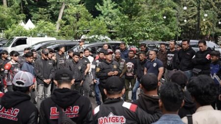 27 Komunitas Motor Komitmen Jaga Kota Bandung Aman dan Kondusif