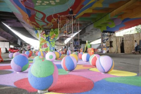 Warga Bandung Kagum, Kolong Jembatan Pasupati Disulap Jadi Ruang Publik Kreatif