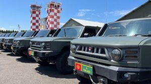 Menhan Serahkan 700 Unit Maung MV3 ke TNI dan Polri