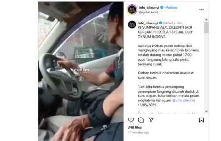 Oknum Sopir Taksi Online Diduga Lecehkan Penumpang di Bandung, Polisi Selidiki Pelaku