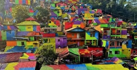 Lembur Katumbiri, Kampung Pelangi di Bandung yang Kini Jadi Destinasi Hits