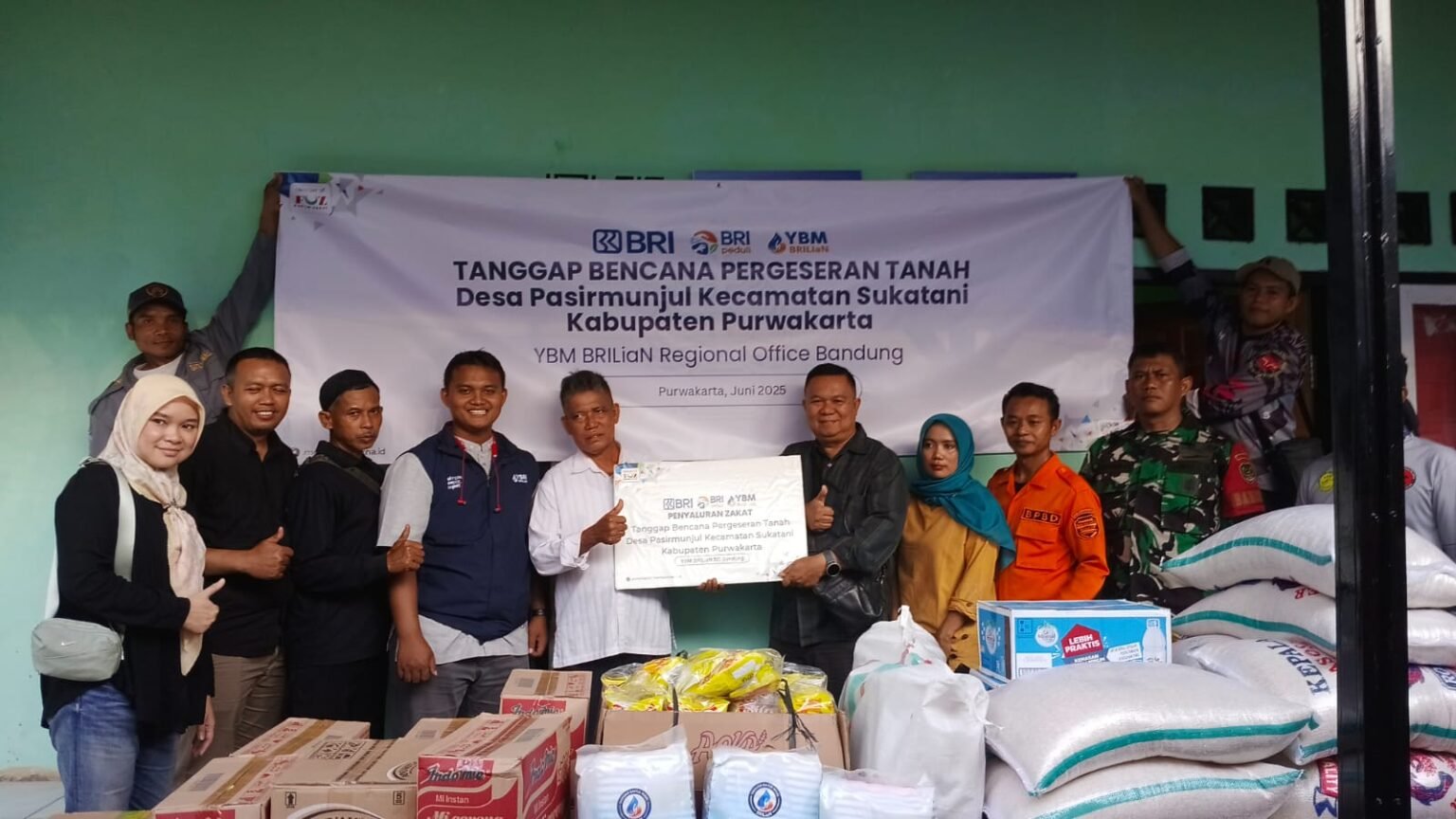 BRI salurkan bantuan ke Purwakarta