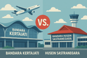 Bandara Kertajati vs Husein Sastranegara
