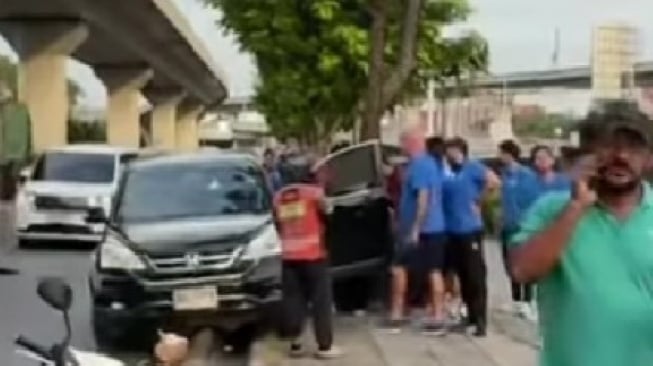 Bus Persib Kecelakaan