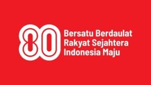 Logo HUT RI ke-80