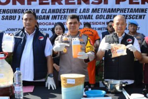 Jaringan Narkoba Golden Crescent Terbongkar, Polda Jabar Gerebek Lab Rahasia