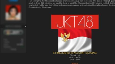 data fans jkt48 diduga bocor