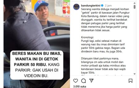 viral pungli parkir di bandung