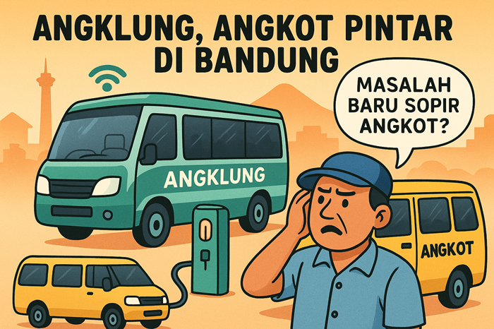 Angklung, Angkot Pintar di Bandung, Solusi Canggih atau Masalah Baru Sopir Angkot? Angkot Pintar Bandung