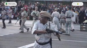 Spirit Bojong Kokosan Warnai Gelar Senja HUT ke-80 RI di Gasibu Bandung