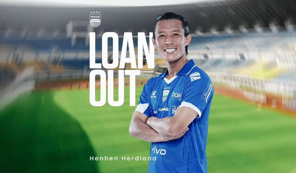 Henhen Herdiana Resmi Dipinjam ke Persik Kediri, Persib Fokus Pemain Muda U-23