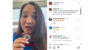 Siapa Salsa Erwina? Sosok Viral Tantang Debat Ahmad Sahroni soal Tunjangan DPR Salsa Erwina