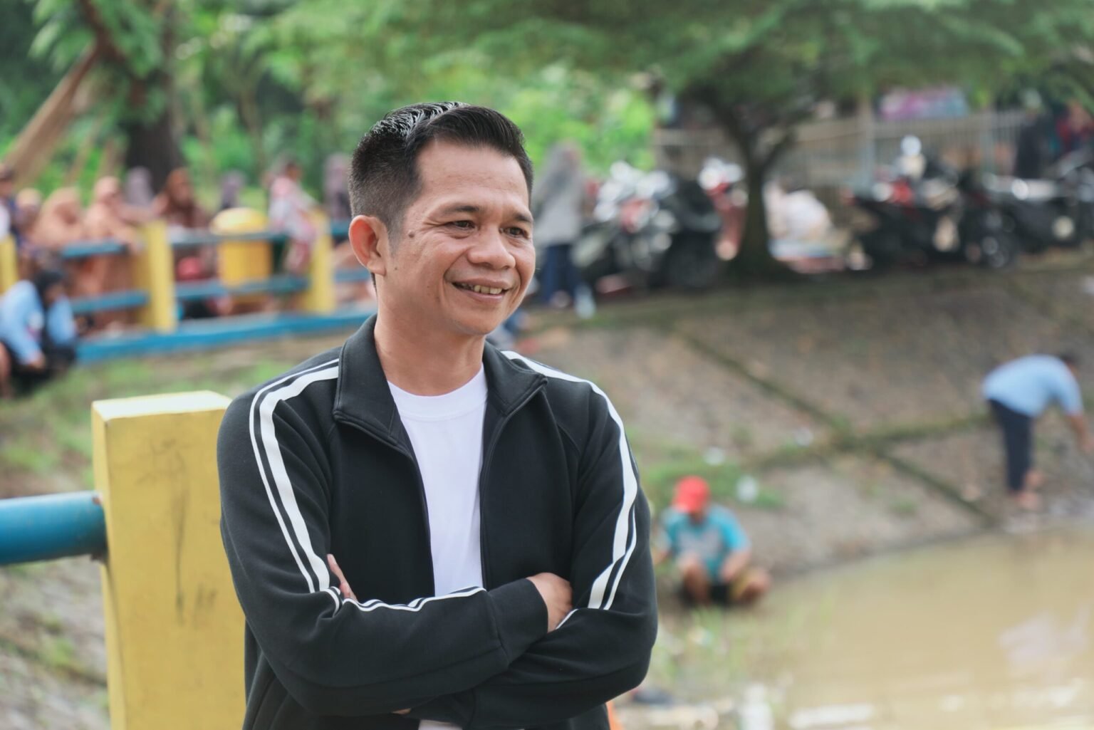 Om Zein saat menghadiri acara di Purwakarta.