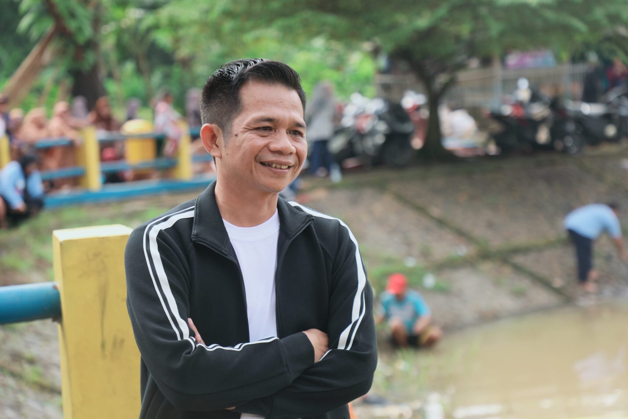 Om Zein saat menghadiri acara di Purwakarta.