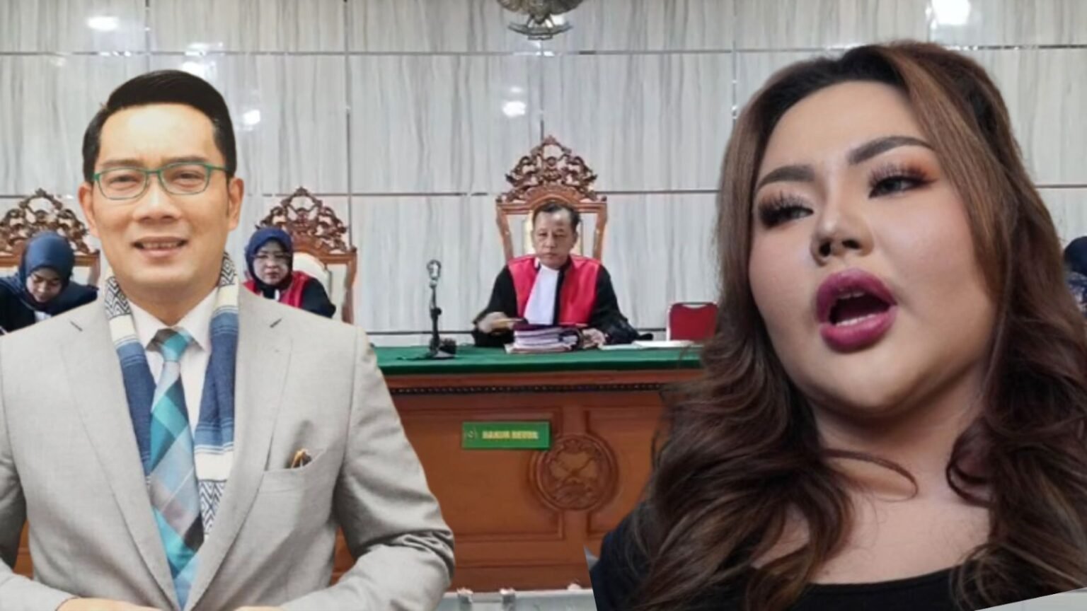Sidang Lisa Mariana vs Ridwan Kamil