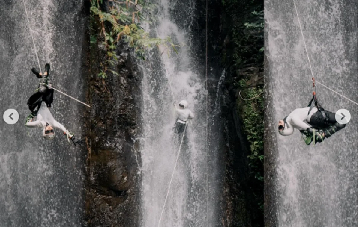 Sensasi Canyoneering di Curug Dayang Sumbi Subang, Berani Coba?