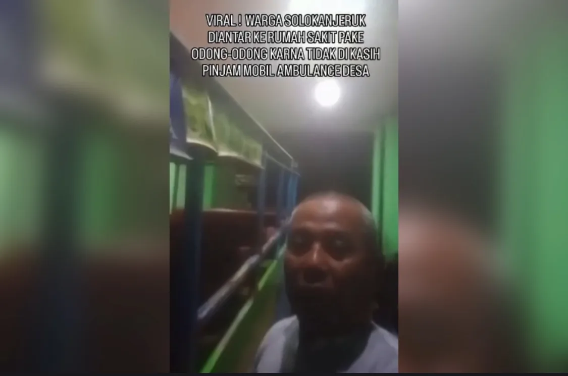 Viral Warga Bawa Pasien Pakai Odong-odong, Begini Penjelasan Camat Solokanjeruk