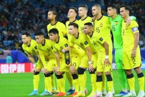 Skuad Timnas Malaysia saat berlaga di Piala Asia 2023 Qatar.