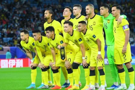 FIFA Jatuhkan Sanksi, TMJ Buka Suara soal Skandal Naturalisasi Pemain Malaysia Skuad Timnas Malaysia saat berlaga di Piala Asia 2023 Qatar.