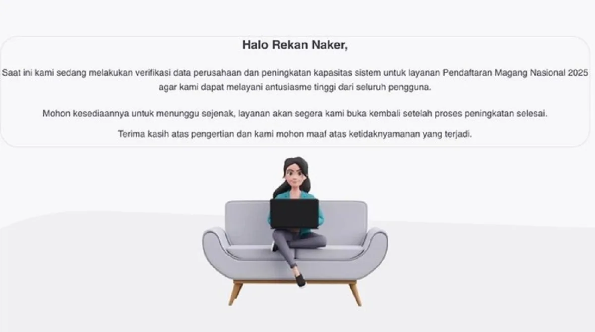 MagangHub Kemnaker Tidak Bisa Diakses, Ini Penyebab dan Jadwal Pendaftaran