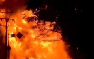 Detik-detik Mencekam! Truk Tangki BBM Meledak, 6 Ruko dan 3 Rumah Hangus di Cianjur