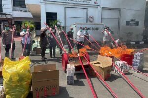 Inkrah 275 Perkara! Kejari Kabupaten Bandung Musnahkan 635 Gram Ganja Sintetis