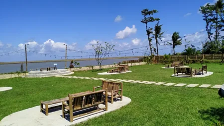 The Muara Jogja, salah satu tempat makan dengan pemandangan indah di Bantul.