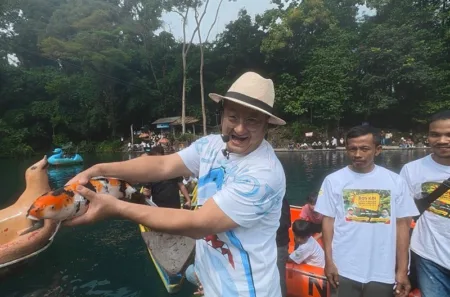 Munggahan Sultan di Majalengka! Irfan Hakim dan Bos Koi Ramaikan Situ Cipanten