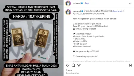 Akun Instagram Mantan Wagub Jabar Uu Ruzhanul Ulum Diduga Diretas, Unggah Konten Giveaway Palsu