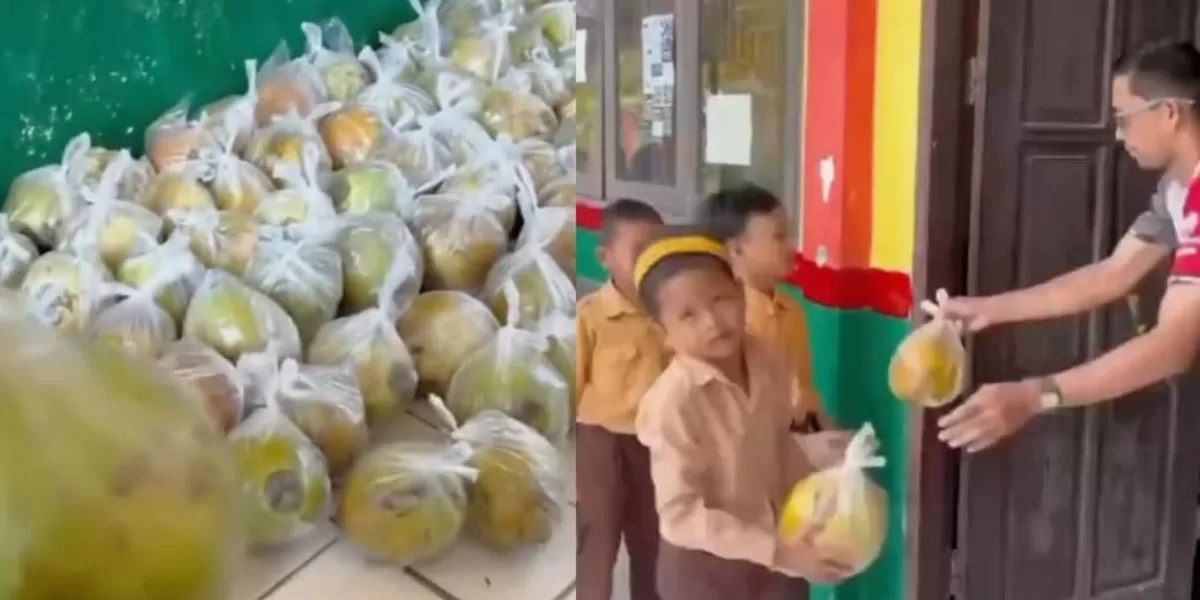 Menu MBG Kelapa Utuh Jadi Sorotan: Siswa Dapat Makanan Bergizi Plus Bonus Angkat Beban