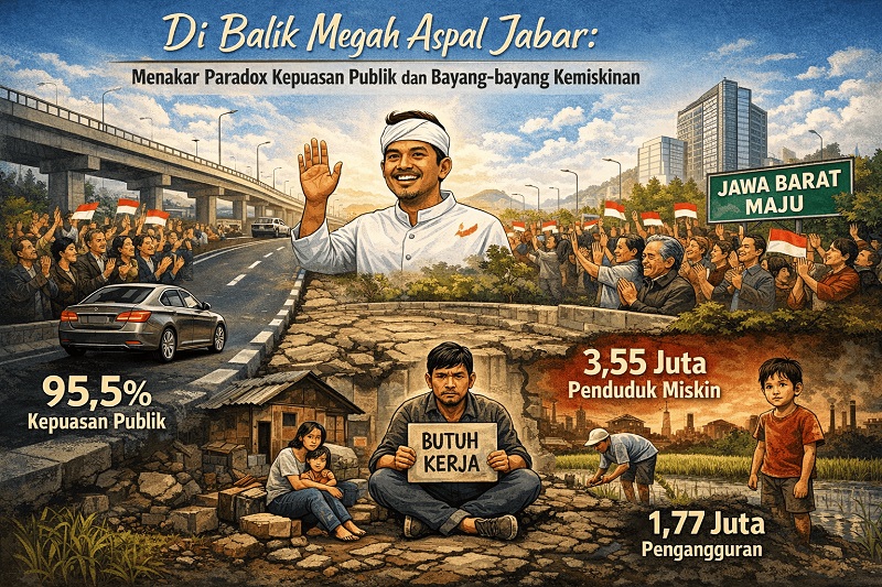Di Balik Megah Aspal Jabar: Menakar Paradox Kepuasan Publik dan Bayang-bayang Kemiskinan