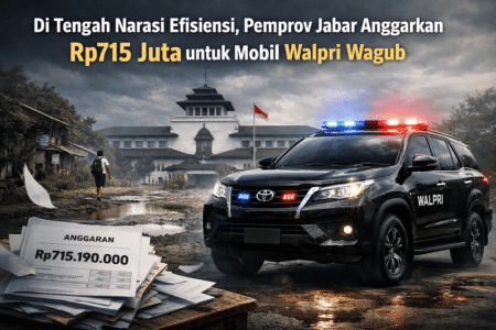 Di Tengah Narasi Efisiensi, Pemprov Jabar Anggarkan Rp715 Juta untuk Mobil Walpri Wagub