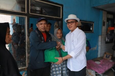 Pulang Umrah, Bupati Bandung Dadang Supriatna Langsung Tinjau Banjir Bandang Desa Panyadap Solokanjeruk