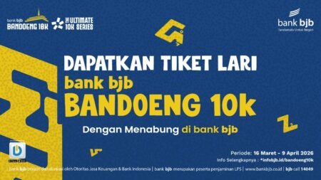 Cara Cepat Amankan Slot Lari Bandoeng 10K 2026: Nabung di bank bjb, Langsung Dapat Tiket!