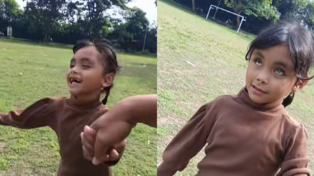 Bikin Mewek! Hanya karena Pertanyaan Ini, Ibu Ajak Anaknya yang Tunanetra Lari untuk Pertama Kali
