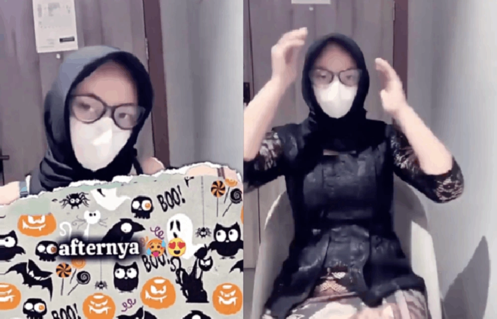 Jagat Maya Geger! Video Kebaya Hitam Viral di TikTok, Netizen Buru Versi Tanpa Sensor