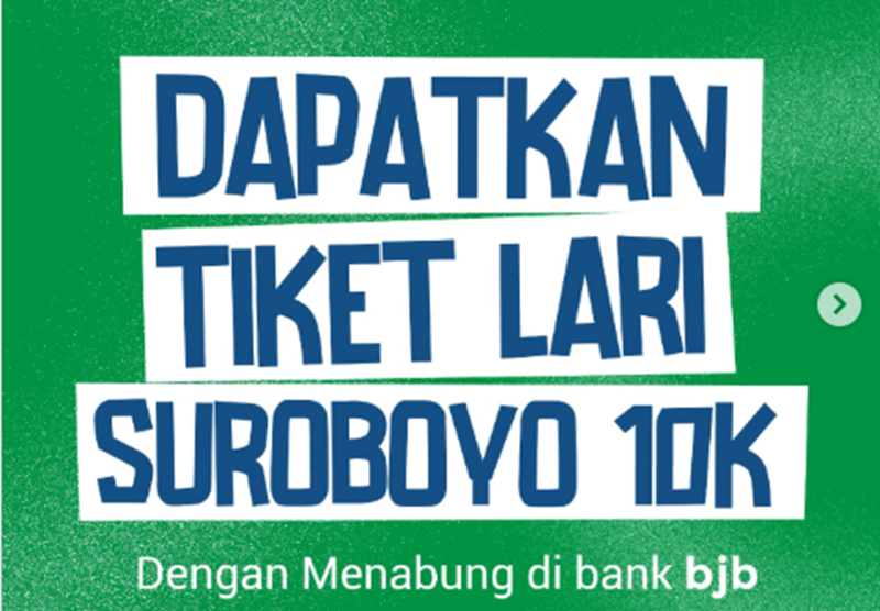 Cuma di Sini! Nabung Bisa Berangkat Suroboyo 10K, Kuota Terbatas