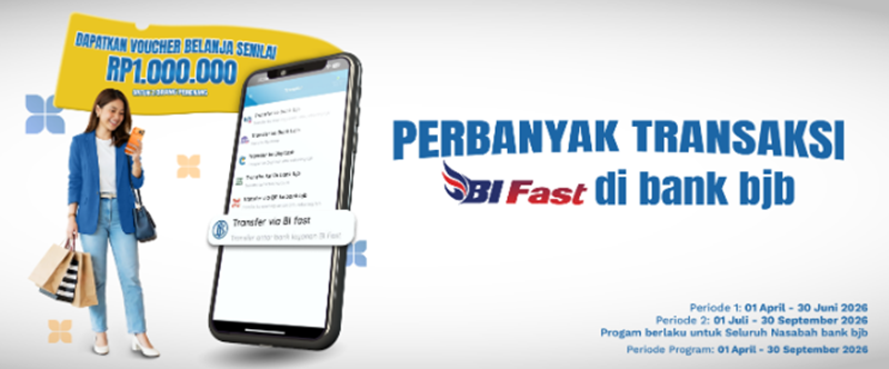 Kirim Uang Lebih Murah, Nasabah Bank BJB Bisa Dapat Voucher Rp500 Ribu
